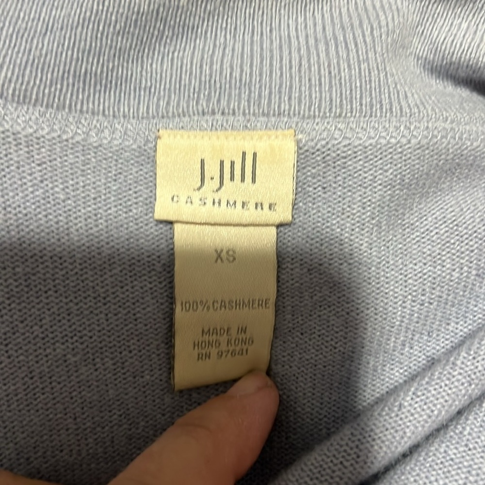 J. Jill cashmere sweater coat XL - Picture 8 of 12